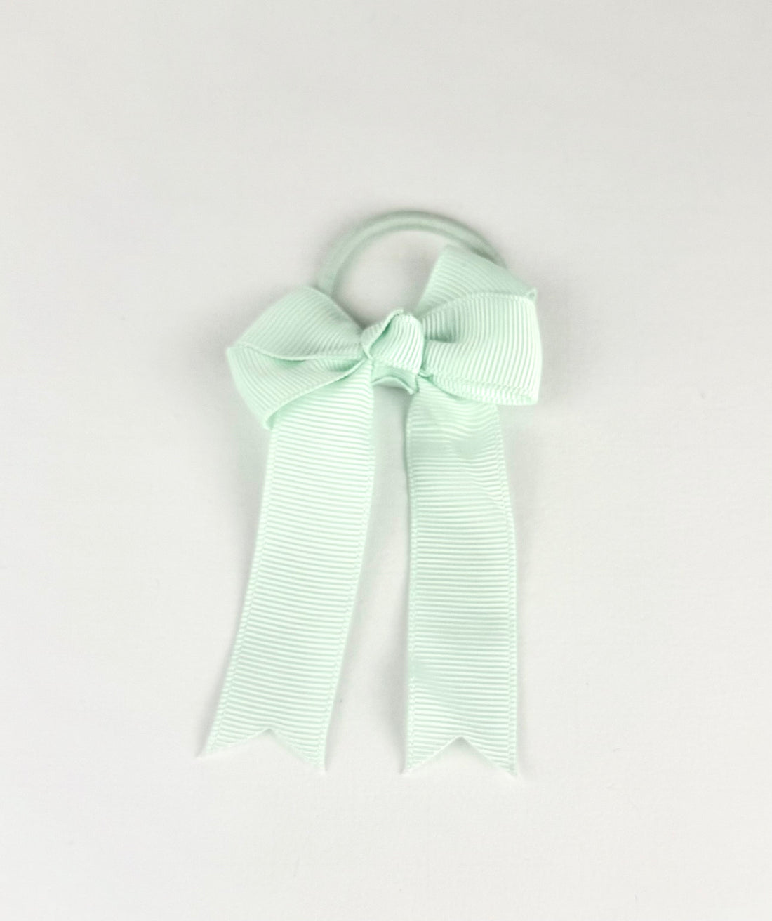 Baby Long Tail  Nylon Bow With Elastic Band