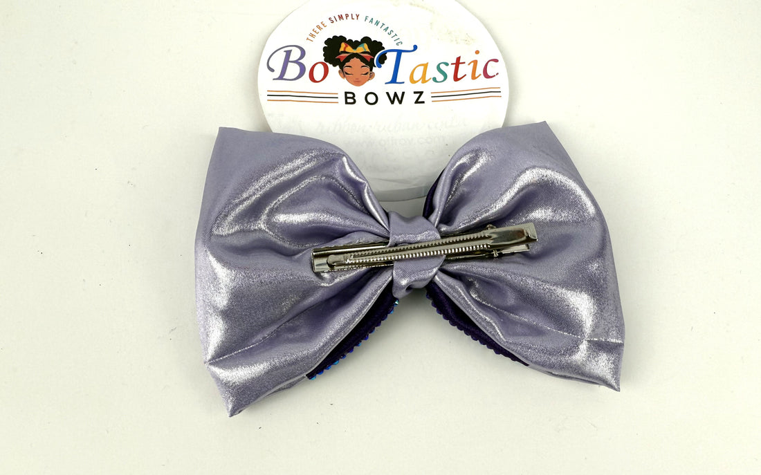 Bo Tastic purple Rhinestones